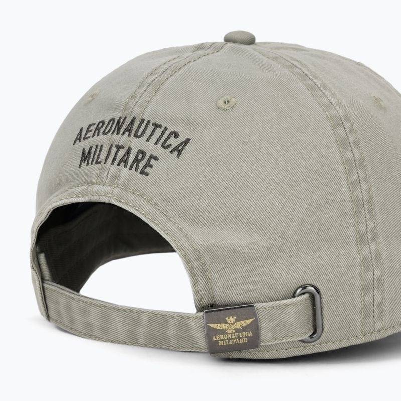 Мъжка шапка с козирка Aeronautica Militare HA1244UCT02476 dried sage 4