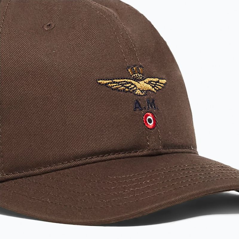 Мъжка шапка с козирка Czapka Aeronautica Militare 262HA1246UCT02261 autumn brown 3