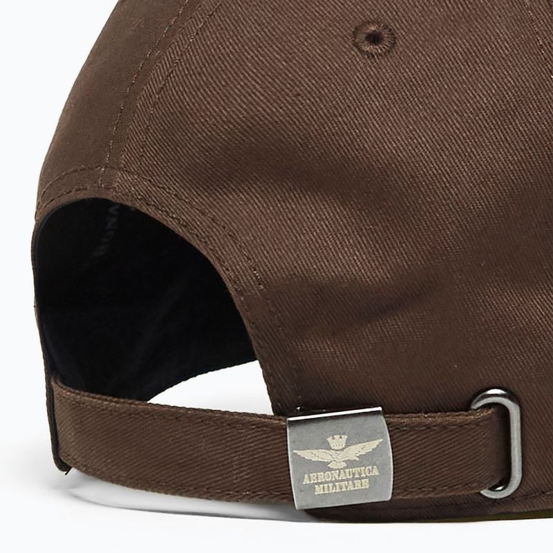 Мъжка шапка с козирка Czapka Aeronautica Militare 262HA1246UCT02261 autumn brown 4