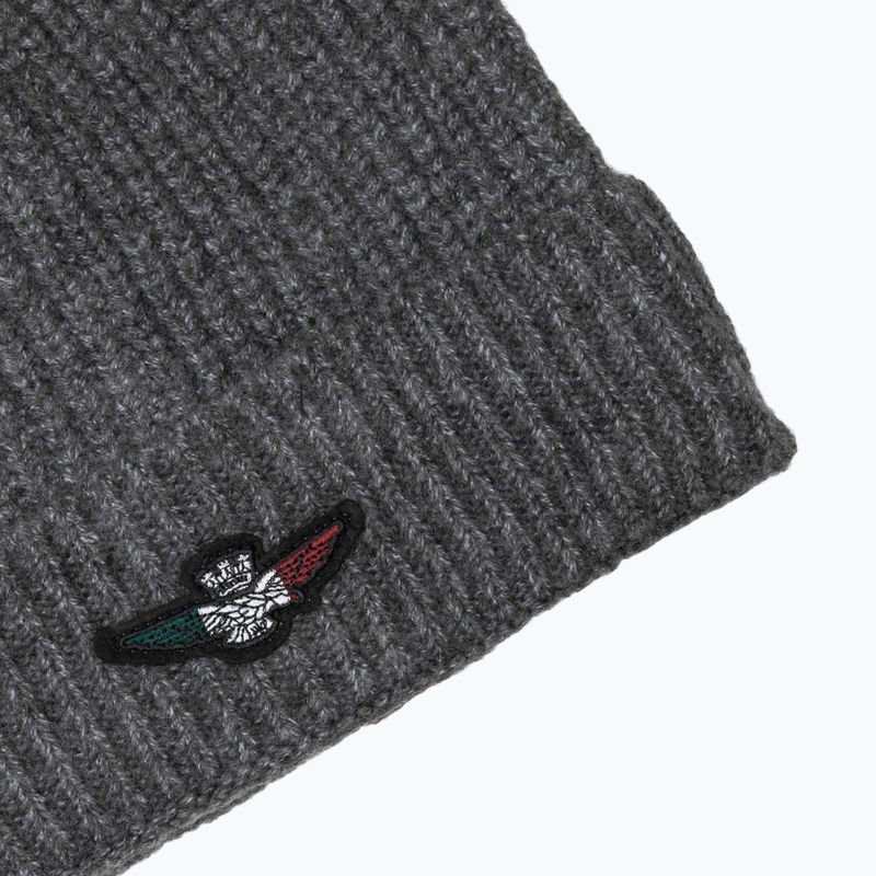 Мъжка зимна шапка Czapka Aeronautica Militare 262CU0034UL00451 grigio scuro melange 3