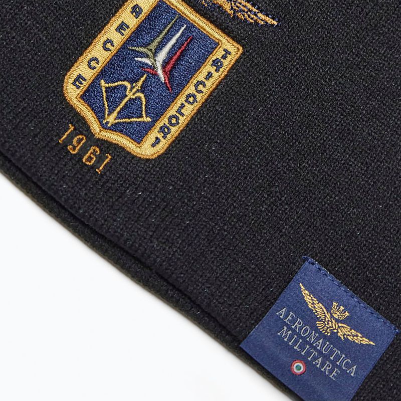Мъжка зимна шапка Czapka Aeronautica Militare 262CU0092UL00450 jet black 3