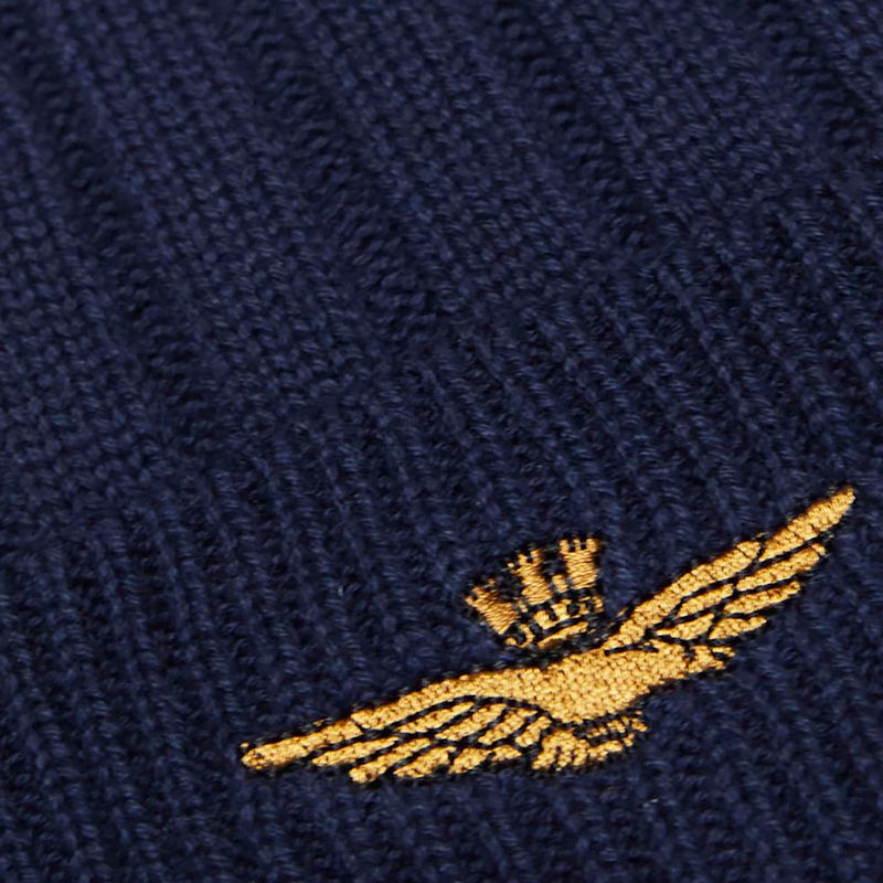 Мъжка зимна шапка Czapka Aeronautica Militare 262CU0098UL00485 blu navy 3