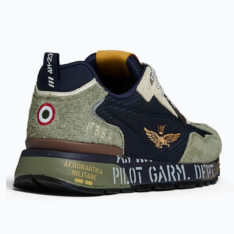 Мъжки обувки Buty Aeronautica Militare 262SC0276UCT03546 Furry verde/blu 3