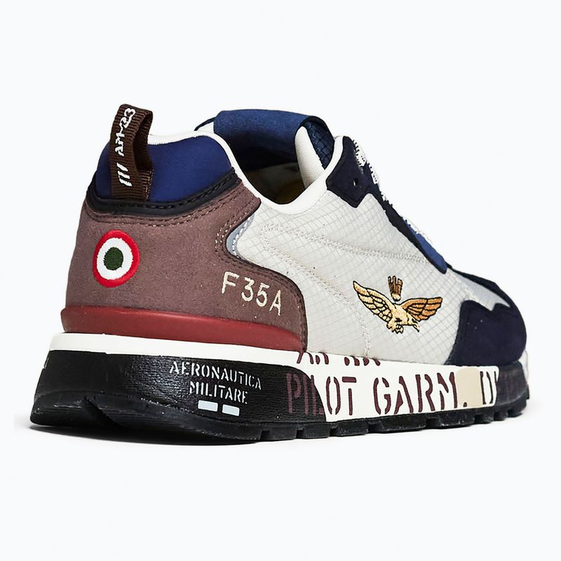 Мъжки обувки Buty Aeronautica Militare 262SC0276UCT04327 bianco/blu 2