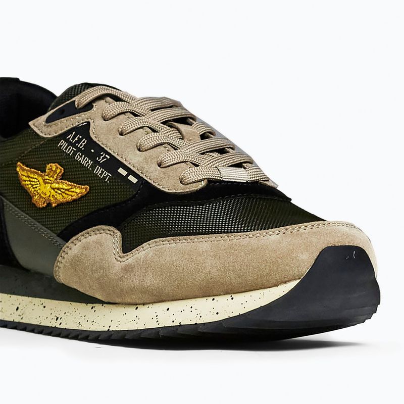 Мъжки обувки Buty Aeronautica Militare 262SC0288UCT03545 multicolor verde/taupe/nero 4