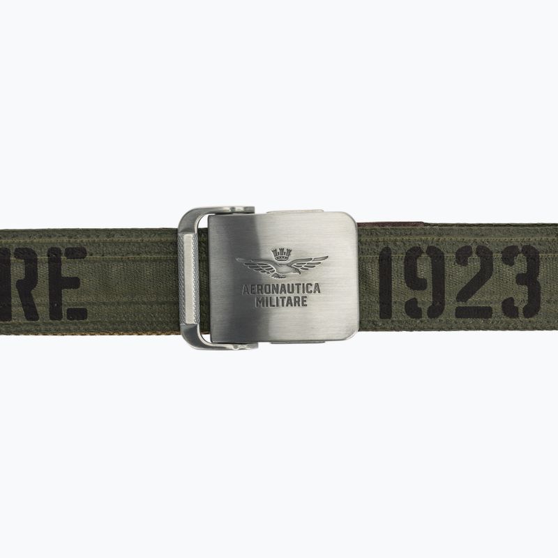 Колан за мъжки панталони Pasek Aeronautica Militare 262CI0325UCT03585 tea leaf 2
