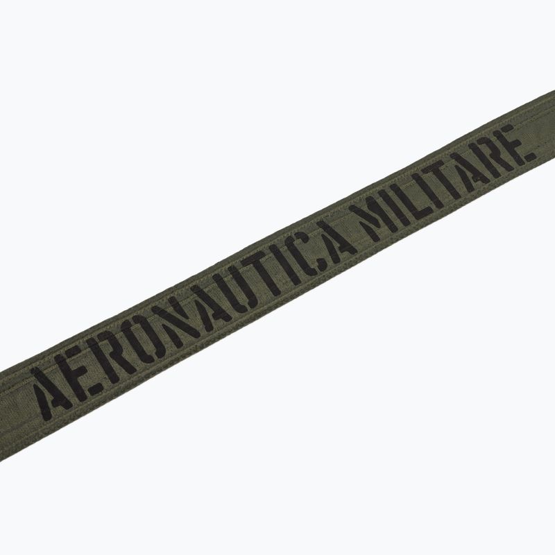 Колан за мъжки панталони Pasek Aeronautica Militare 262CI0325UCT03585 tea leaf 3