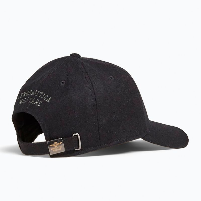 Мъжка шапка с козирка Czapka Aeronautica Militare 262HA1085UCT02333 jet black 2