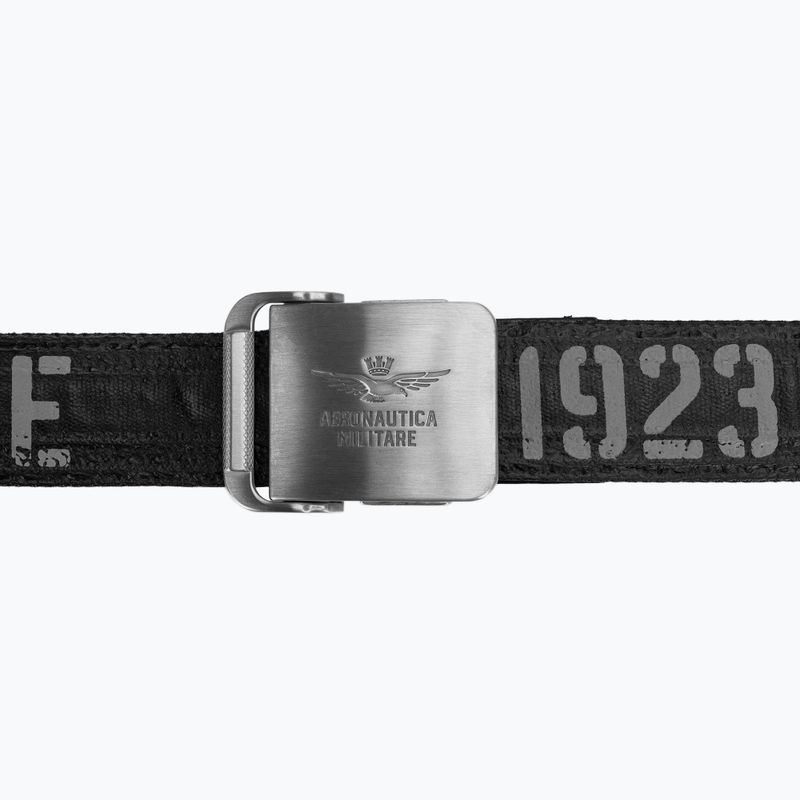 Колан за мъжки панталони Pasek Aeronautica Militare 262CI0325UCT03585 jet black 2
