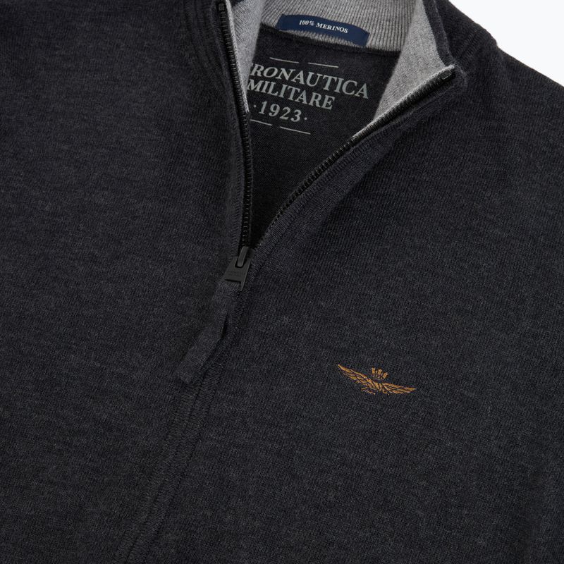 Мъжки суитшърт Aeronautica Militare 262MA1642UL00415 Fz phantom melange 3