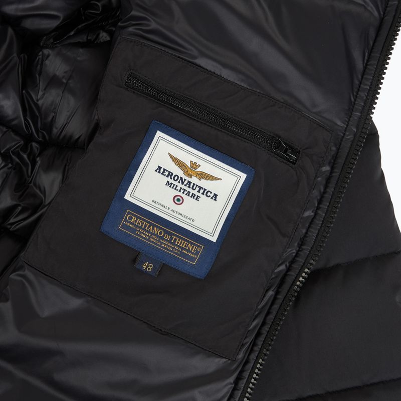 Мъжко зимно яке Kurtka Aeronautica Militare 262AB3074UCT04358 jet black 5