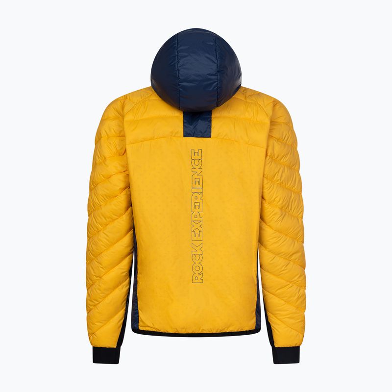 Мъжко ватирано яке Rock Experience Kavick 2.0 gold fusion/dress blues 2