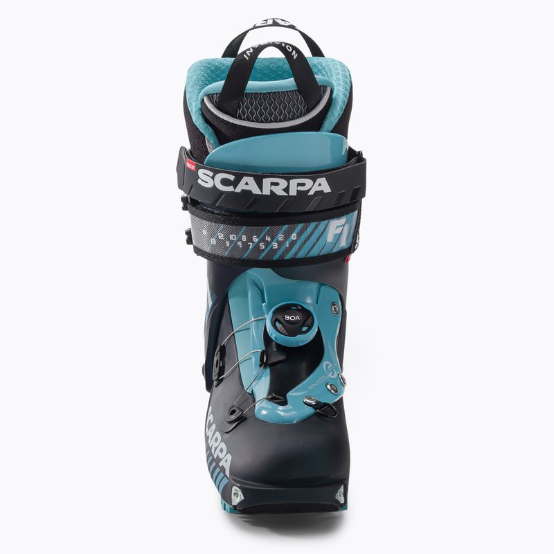 Дамски ски обувки SCARPA F1 anthracite/aqua 3