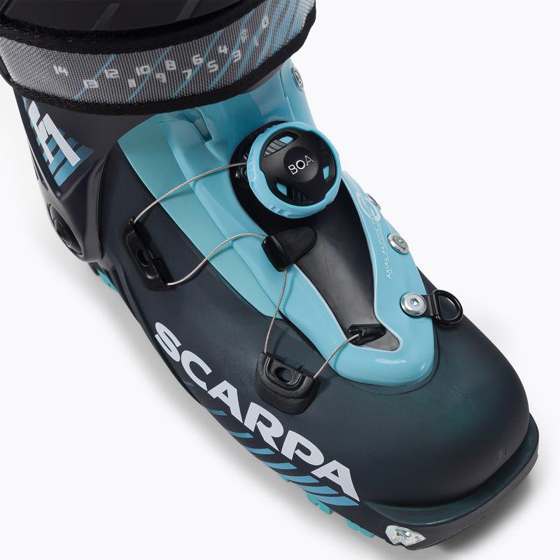 Дамски ски обувки SCARPA F1 anthracite/aqua 8