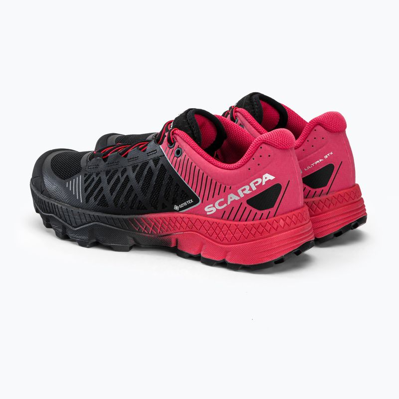 Дамски обувки за бягане SCARPA Spin Ultra GTX bright rose fluo/black 5