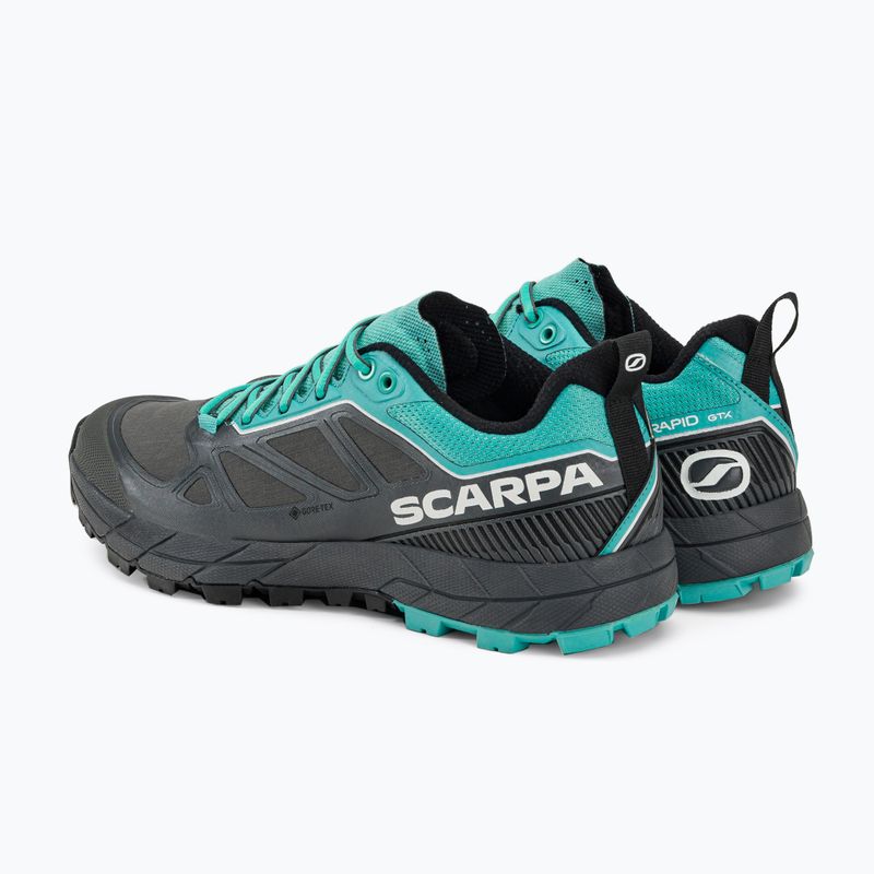 Дамски обувки за преходи Scarpa Rapid GTX сив-синe 72701 3