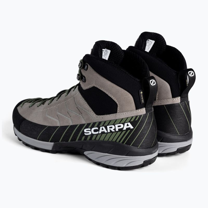 Мъжки обувки за подходи SCARPA Mescalito Mid GTX taupe/forest 3