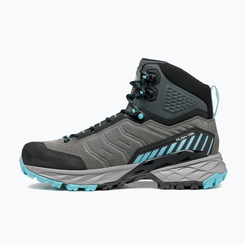 Дамски обувки за трекинг SCARPA Rush TRK GTX midgray/aqua 10