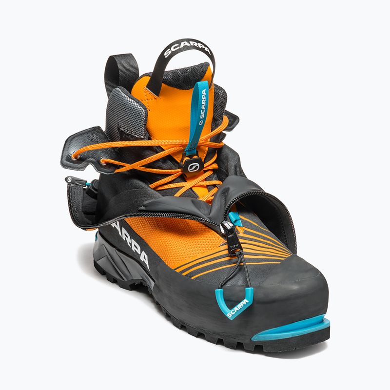 Високопланински ботуши Scarpa Phantom Tech HD black/bright orange за мъже 11