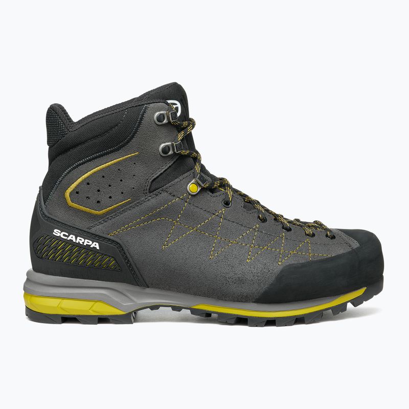 Мъжки туристически обувки SCARPA Zodiac TRK GTX anthracite/sulphur 9