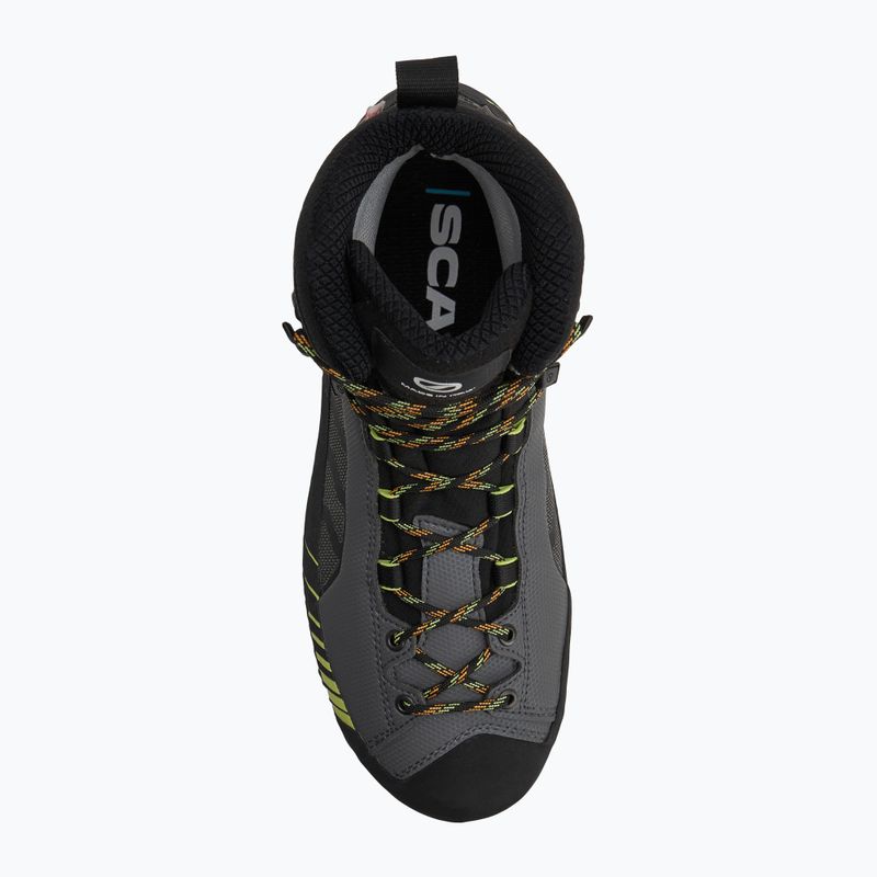 Мъжки високи алпийски ботуши SCARPA Ribelle Lite HD iron gray / lime 5