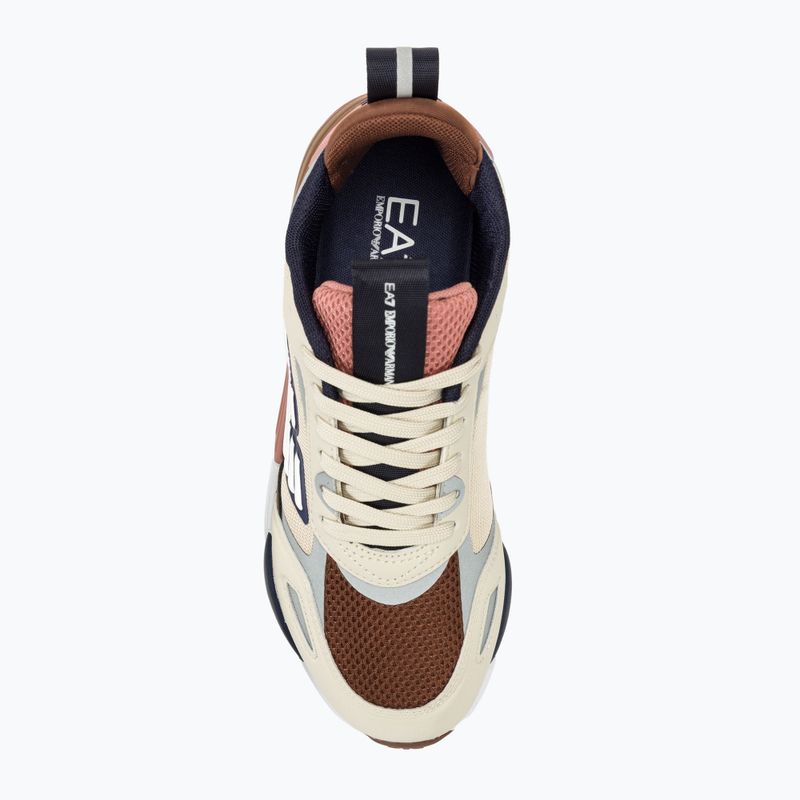 Обувки EA7 Emporio Armani Ace Runner rainy day/black iris/emperador/terracotta 5
