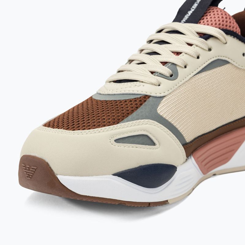 Обувки EA7 Emporio Armani Ace Runner rainy day/black iris/emperador/terracotta 7