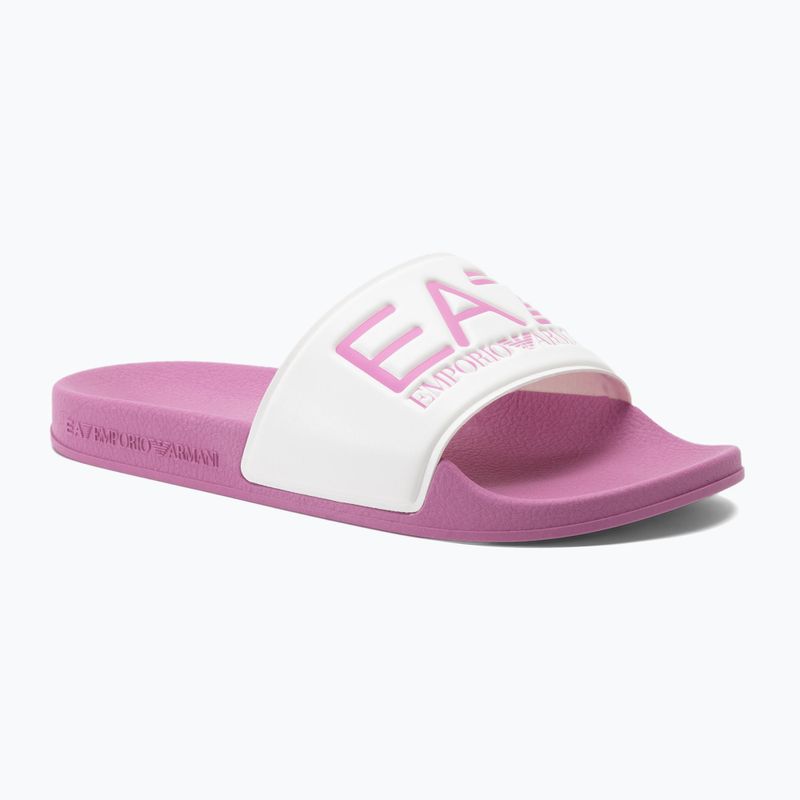 Чехли EA7 Emporio Armani Water Sports Visibility cyclamen/ white