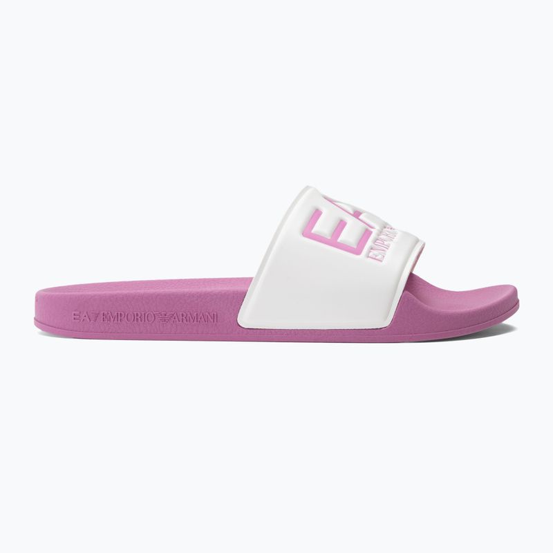 Чехли EA7 Emporio Armani Water Sports Visibility cyclamen/ white 2