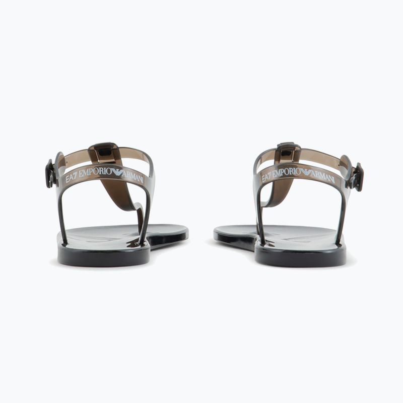 Дамски сандали EA7 Emporio Armani Water Sports Jelly monogram black graphic/black logo 3