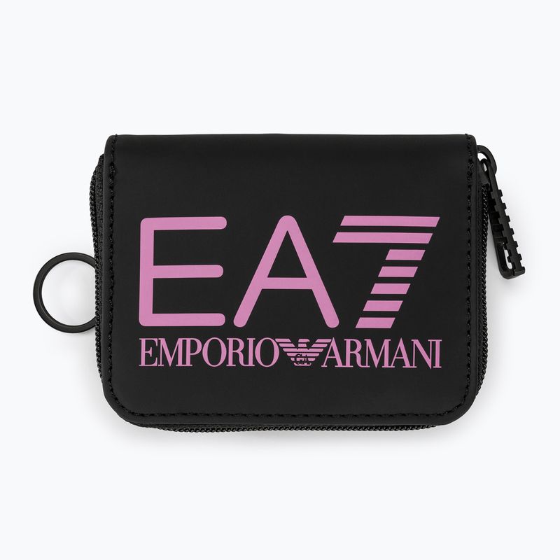 Портфейл EA7 Emporio Armani Train Zip Around black/cyclamen 2