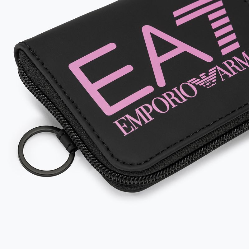 Портфейл EA7 Emporio Armani Train Zip Around black/cyclamen 3