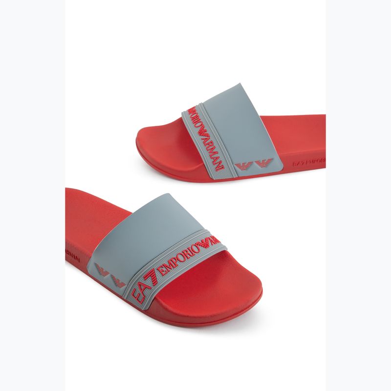 Чехли EA7 Emporio Armani Water Sports Tape Slide salsa/griffin  6