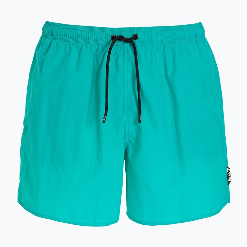 Мъжки шорти за плуване EA7 Emporio Armani Water Reactive Monogram Boxer spectra green