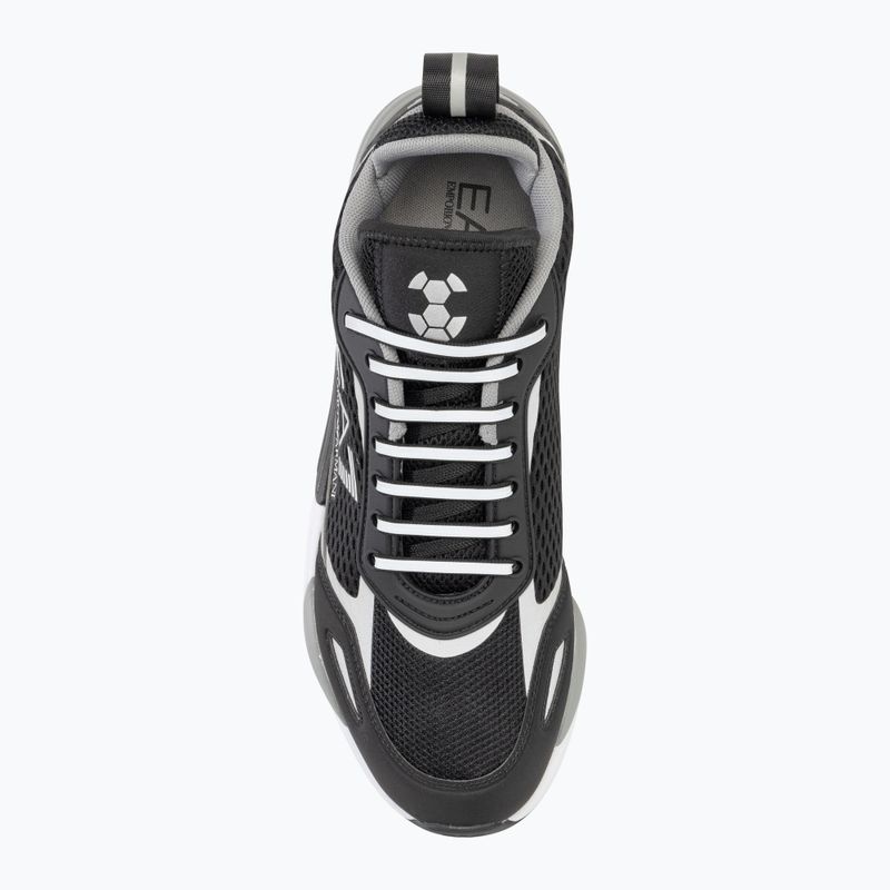 EA7 Emporio Armani Ace Runner Mesh черни/ сребърни обувки 5