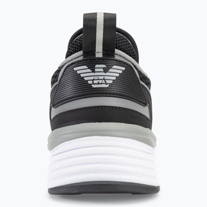 EA7 Emporio Armani Ace Runner Mesh черни/ сребърни обувки 6