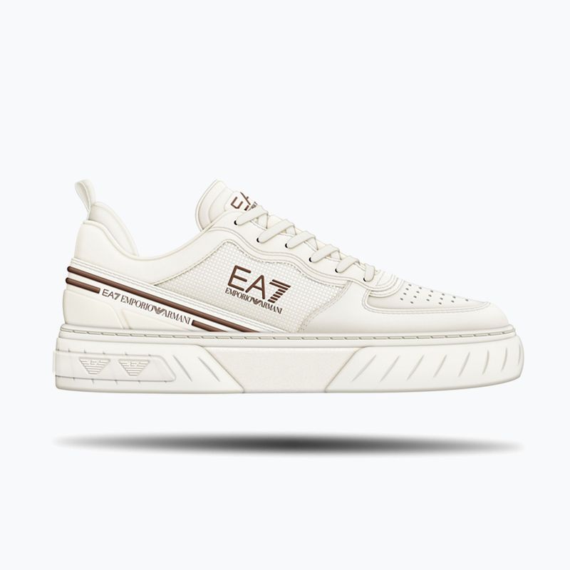 Обувки EA7 Emporio Armani Summer Court triple off white/tan 8