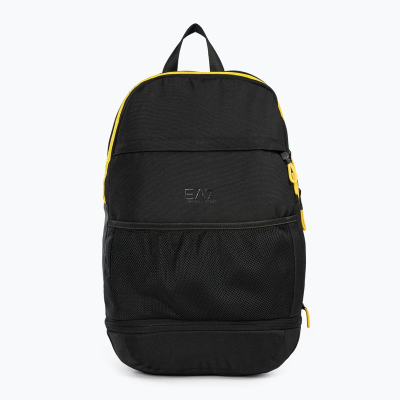 Мъжка раница EA7 Emporio Armani Train Logo Tape 25 l black/giallo