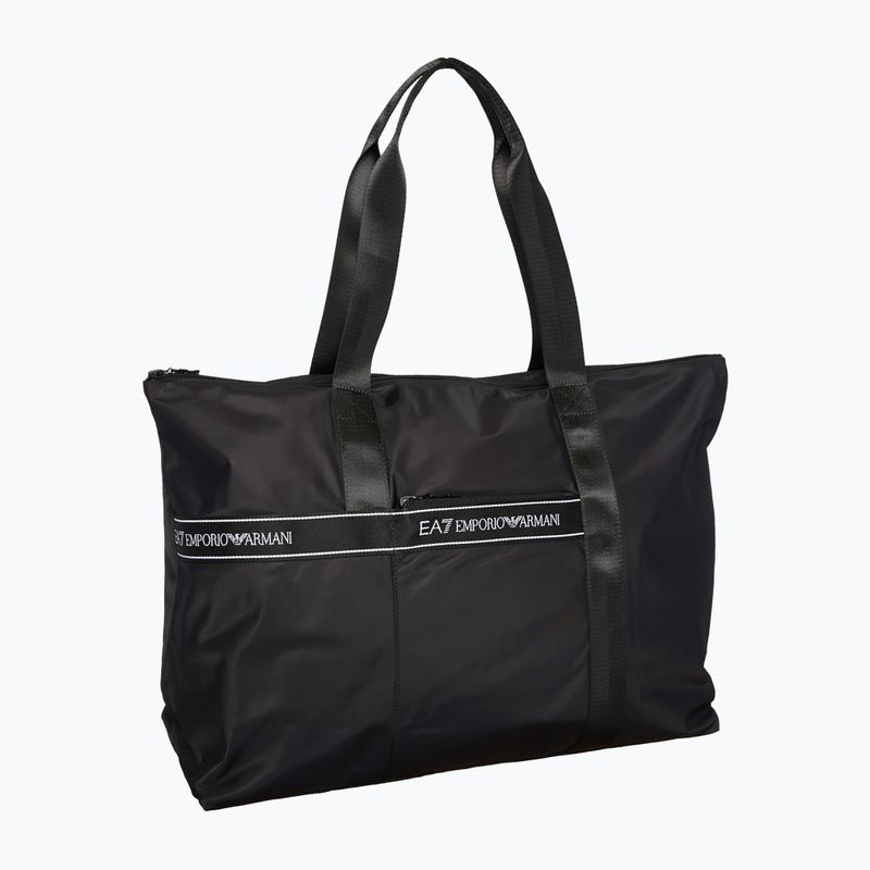 Дамска чанта EA7 Emporio Armani Train Logo Tape black 2
