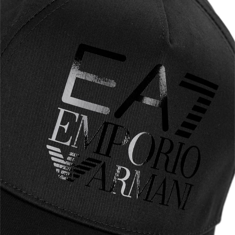 Дамска бейзболна шапка EA7 Emporio Armani Train Logo Series black 3