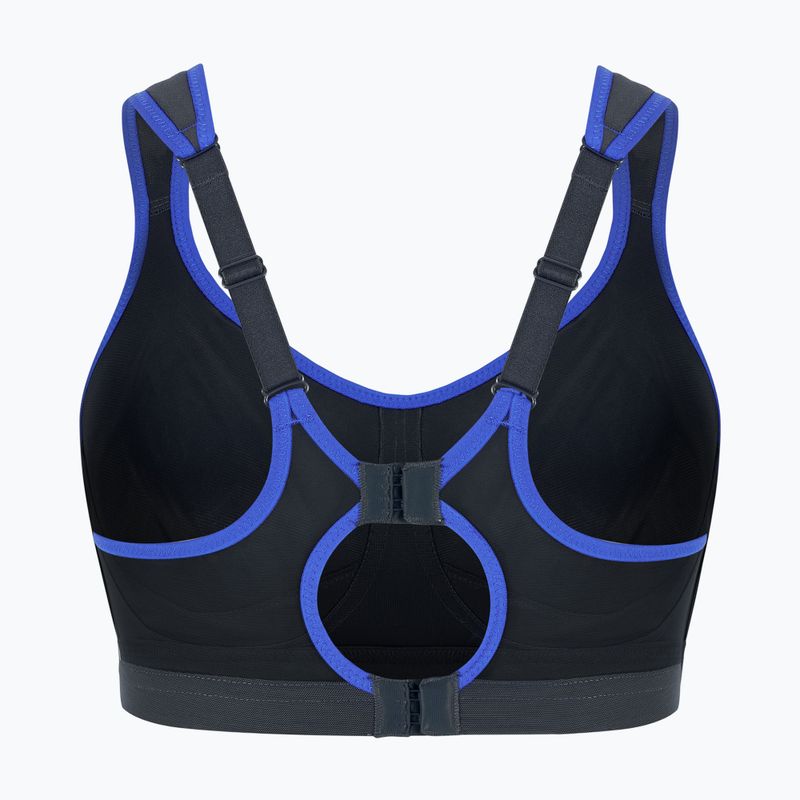 Спортен сутиен Shock Absorber Active Multi синьо/тъмно сиво 2