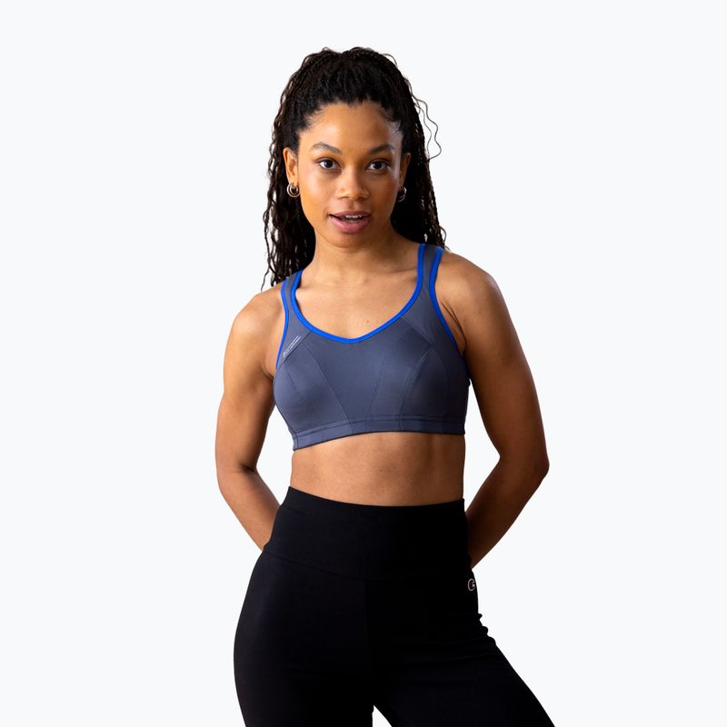 Спортен сутиен Shock Absorber Active Multi синьо/тъмно сиво 3