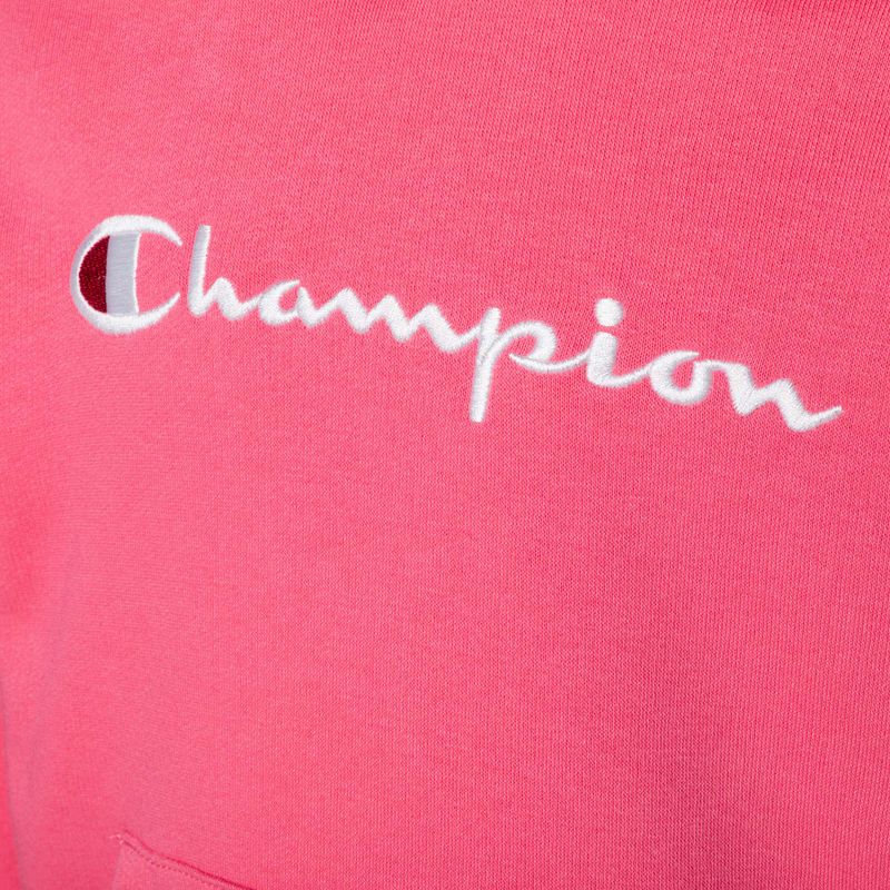 Детски суитчър Champion Legacy тъмнорозов 3