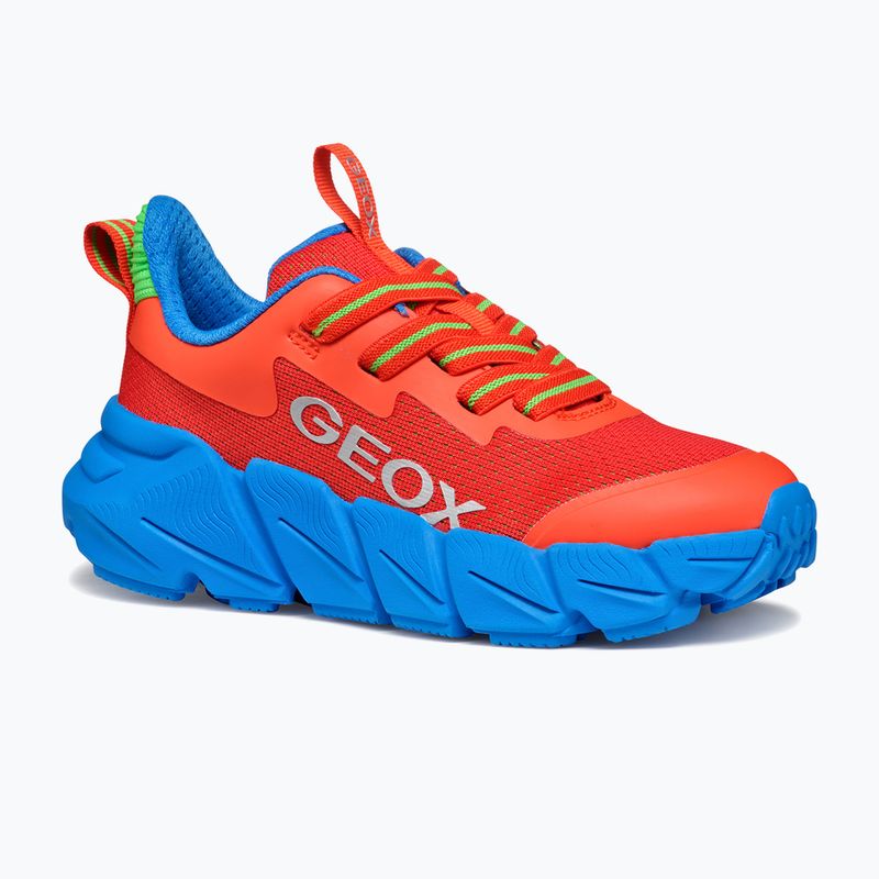 Geox Flexyper Fast червени/светлосини юношески обувки 8