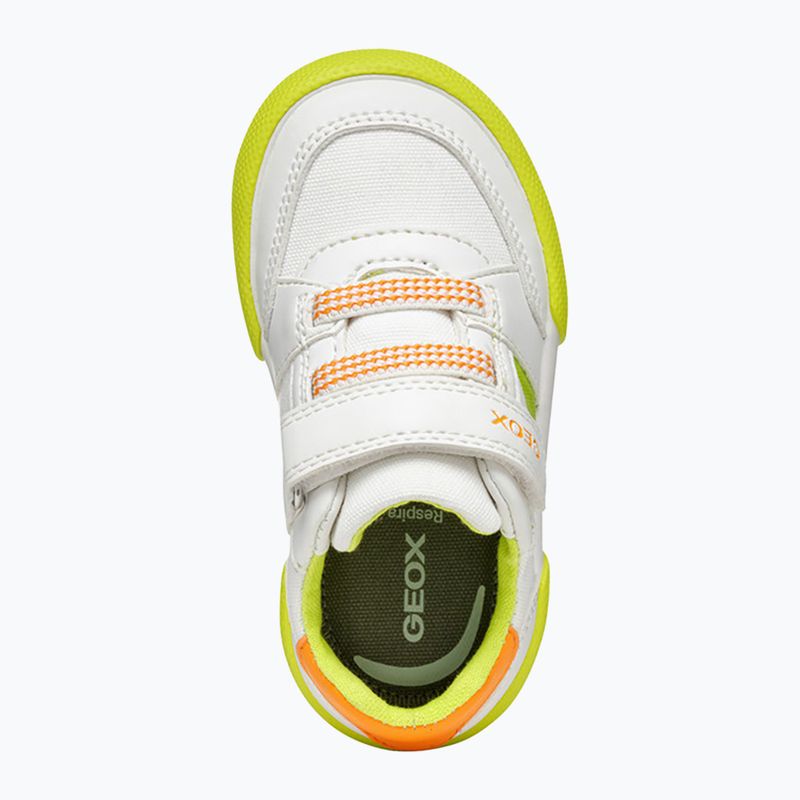 Детски обувки Geox Gisli white/fluo green 14