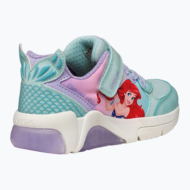 Детски обувки Geox Fadinlight морско зелено/лилаво 11