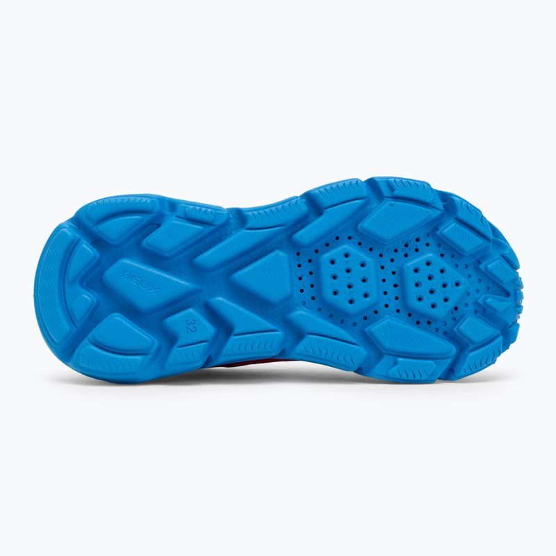 Geox Flexyper Fast червени/светлосини юношески обувки 4