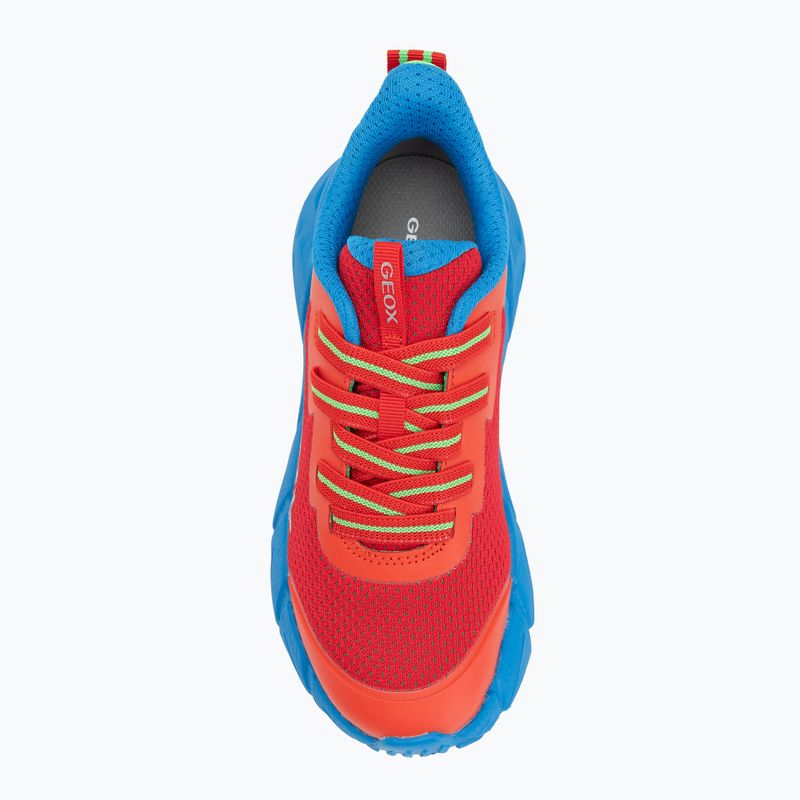Geox Flexyper Fast червени/светлосини юношески обувки 5
