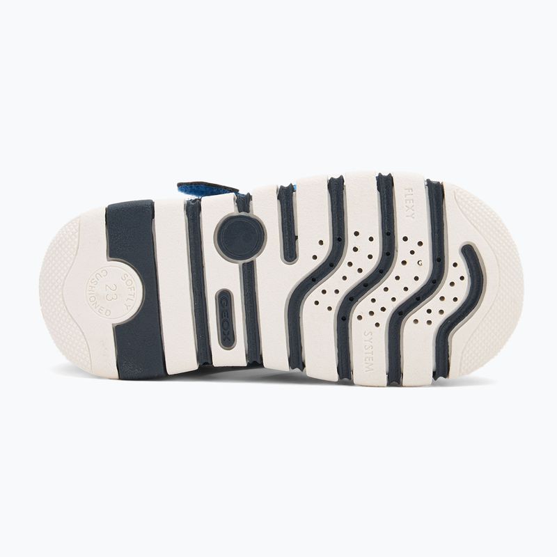 Детски сандали Geox Iupidoo в тъмносиньо/синьожълто 4