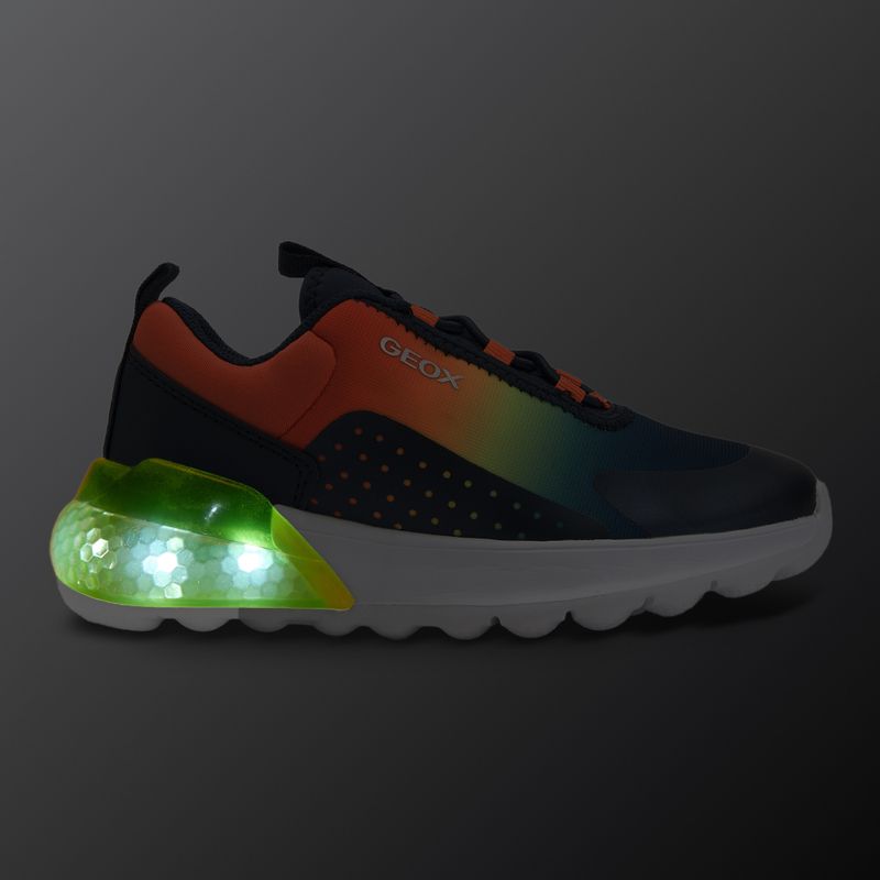 Младежки обувки Geox Activart Illuminus navy/lime 8